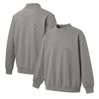 Women's Heather Gray Florida State Seminoles Monroe Mock Neck Sweatshirt