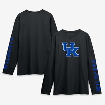 Men's Logo Athletic Black Kentucky Wildcats Primary Logo Long Sleeve T-Shirt