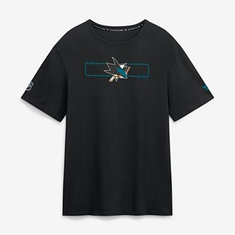 Men's Fanatics Black San Jose Sharks Authentic Pro Primary Logo T-Shirt