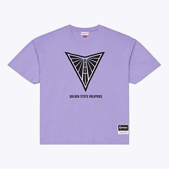 Men's Mitchell & Ness Purple Golden State Valkyries Logo Boxy T-Shirt