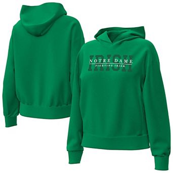 Women's Under Armour Green Notre Dame Fighting Irish Icon Fleece Hoodie