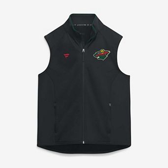 Men's Fanatics Black Minnesota Wild Authentic Pro Rink Vest