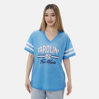 Women's ZooZatz Carolina Blue North Carolina Tar Heels Mesh Jersey Kickoff T-Shirt