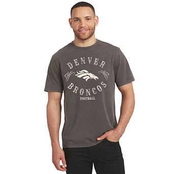 Men's Darius Rucker Collection by Fanatics Charcoal Denver Broncos Washed T-Shirt