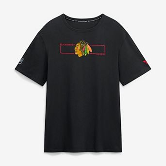 Men's Fanatics Black Chicago Blackhawks Authentic Pro Primary Logo T-Shirt