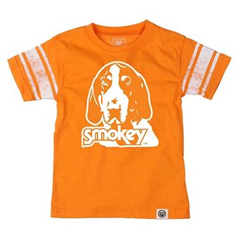 Youth Wes & Willy Tennessee Orange Tennessee Volunteers Football Jersey T-Shirt