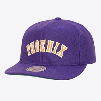 Men's Mitchell & Ness Purple Phoenix Suns Hardwood Classics Retro Roots Vintage Adjustable Hat