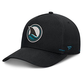 Men's Fanatics Black San Jose Sharks Alternate Authentic Pro Rink A-Frame Adjustable Hat