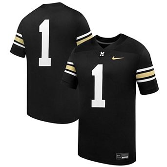 Men's Nike #1 Black Missouri Tigers 100th Anniversary Replica Football Jersey