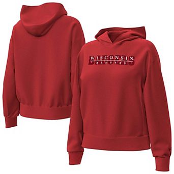 Women's Under Armour Red Wisconsin Badgers Icon Fleece Hoodie