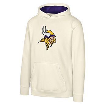 Youth Outerstuff Natural Minnesota Vikings Prime Pullover Hoodie