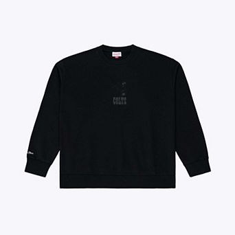 Men's Mitchell & Ness Black Indianapolis Colts Core Essentials Micro Logo Fleece Sweatshirt