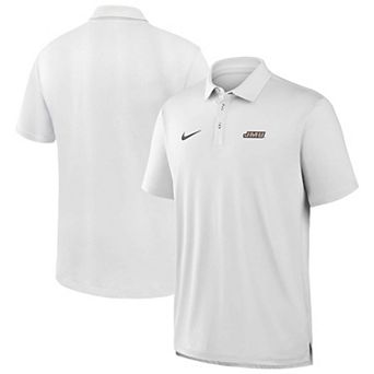 Men's Nike White James Madison Dukes 2026 Sideline Polo
