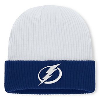 Men's Fanatics White Tampa Bay Lightning Authentic Pro Rink Cuffed Knit Hat