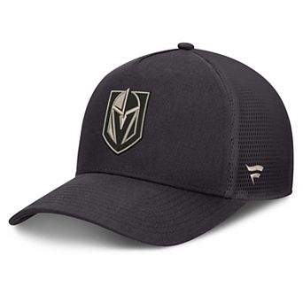 Men's Fanatics Charcoal Vegas Golden Knights Road Soft Wash A-Frame Meshback Hat