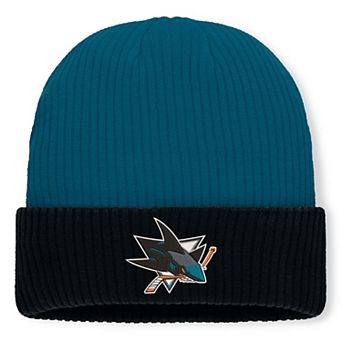 Men's Fanatics Teal San Jose Sharks Authentic Pro Rink Cuffed Knit Hat