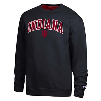 Men's Champion Black Indiana Hoosiers Arch Sweatshirt