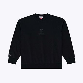 Men's Mitchell & Ness Black Los Angeles Chargers Core Essentials Micro Logo Fleece Sweatshirt