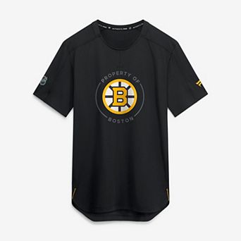 Men's Fanatics Black Boston Bruins Authentic Pro Train Performance T-Shirt