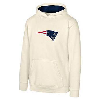 Youth Outerstuff Natural New England Patriots Prime Pullover Hoodie