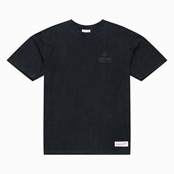 Men's Mitchell & Ness Black New England Patriots Core Essentials Micro Logo T-Shirt