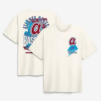 Men's Nike Cream Atlanta Braves Max90 Arch Heavyweight T-Shirt