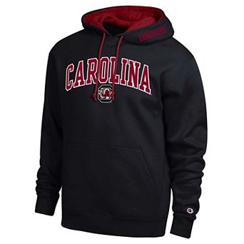 Men's Champion Black South Carolina Gamecocks Arch Tackle Twill Hoodie