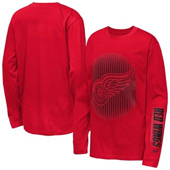Youth Outerstuff Red Detroit Red Wings Regroup & Reset Long Sleeve T-Shirt