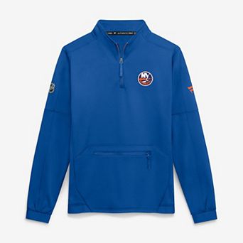 Men's Fanatics Royal New York Islanders Authentic Pro Rink Fleece Quarter-Zip Pullover