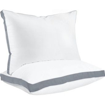 Bed Pillows for Sleeping Queen Size , Set of 2, Soft & Fluffy Pillow with Down Alternative Filling