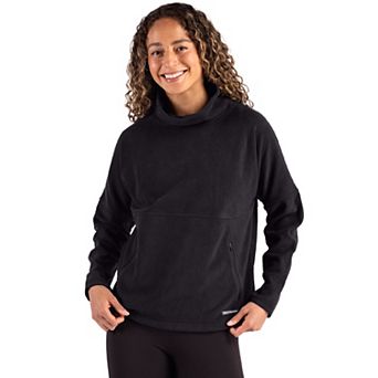 Cutter & Buck Woodland Epic Versatility Recycled Fleece Womens Funnel Neck Pullover Jacket