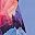 Pink And Blue Mountain