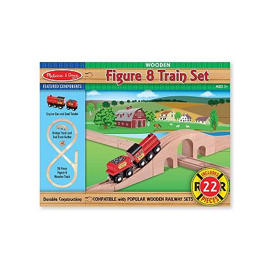 Melissa and Doug Figure 8 Train Set