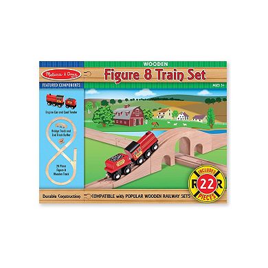 Melissa & Doug Figure 8 Train Set