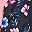 Blue Floral Print
