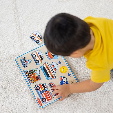 Melissa and Doug Vehicles Sound Puzzle