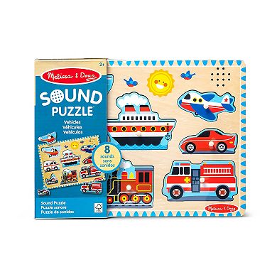 Melissa and Doug Vehicles Sound Puzzle