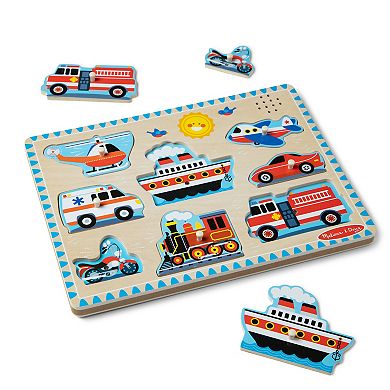 Melissa and Doug Vehicles Sound Puzzle