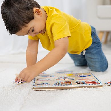 Melissa and Doug Vehicles Sound Puzzle