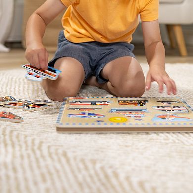 Melissa and Doug Vehicles Sound Puzzle