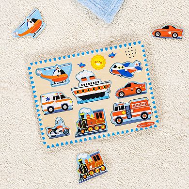 Melissa and Doug Vehicles Sound Puzzle