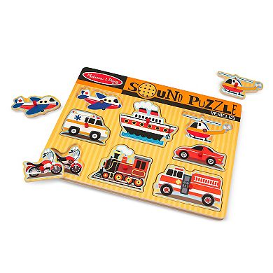 Melissa and Doug Vehicles Sound Puzzle