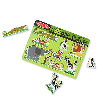 Melissa and Doug Zoo Animals Sound Puzzle