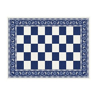 Washable Area Rug Non-Slip Carpet for Living Room Holiday Christmas Home Decor