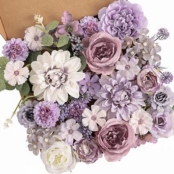 Artificial Flowers Wedding Bouquets Centerpieces Decorations Set