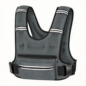 Weighted Vest Adjustable Straps Reflective Running Workout