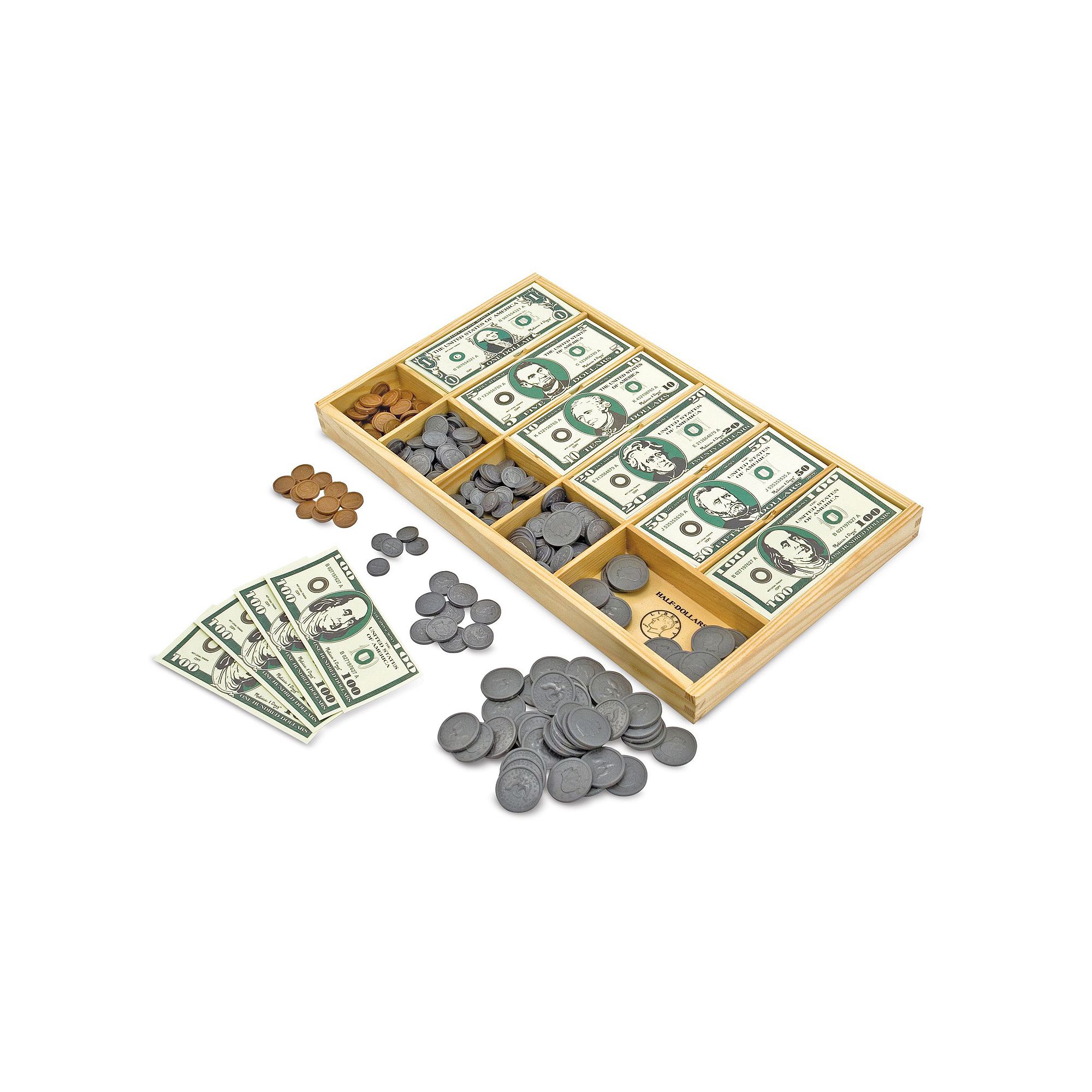 Melissa & Doug Play Money Set, Multi