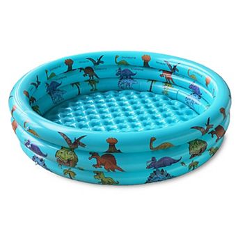 Dinosaur Inflatable Pool 3-Ring Round Play Center