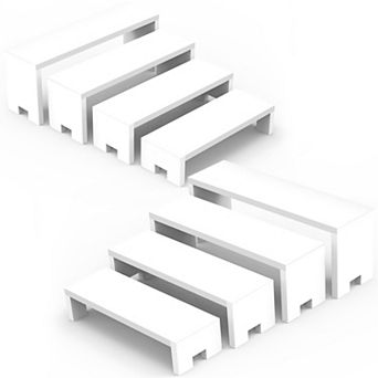 Wooden Tiered Display Risers Stand Organizer