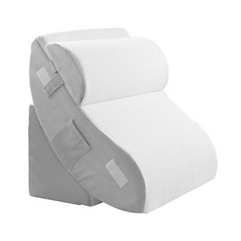 VEVOR Wedge Pillow for Sleeping, 4 pc Adjustable Orthopedic Bed Wedge Set